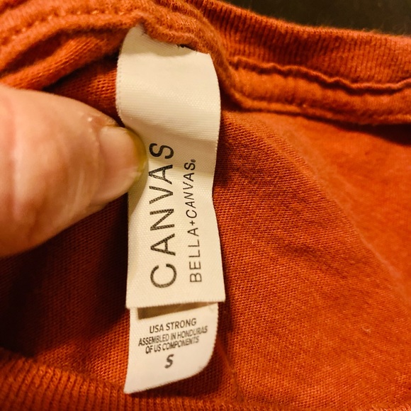 Bella Canvas Tee Living Wild Out West Burnt Orange - Picture 5 of 5